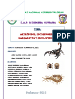 S7.artrópodos Escorpionimso Garrapatas y Escolopendras