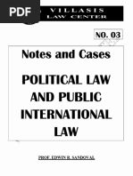 Sandoval - Political Law & Public International Law Notes (2018)