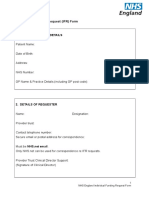 Nhs England Ifr Form