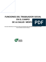 Funciones Del Trabajador Social en El Campo de La Salud Mental