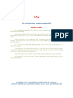 Nº60 Tav Cuestionario