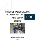 Muros de Tabiqueria Con Bloques de Concr