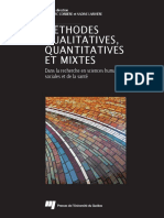 Methodes Qualitatives Quantitatives Et Mixtes