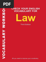 Check Your English Vocabulary For Law