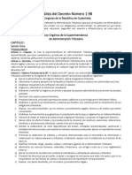 Análisis Del Decreto Número 1-98 y Reglamento