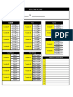 Special Teams Call Sheet