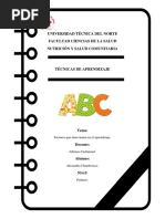 Portafolio - Tecnicas de Aprendizaje