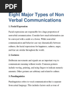 Nonverbal Communication