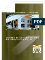 Directiva de Ejecucion de Obra-2015 Modificado