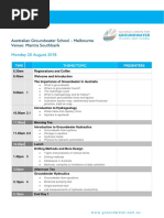 Australian GW School - Melbourne Program