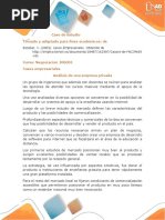 Caso Nuevo Negociación Análisis de Una Empresa Privada