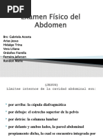 Examen Fisico Del Abdomen XXX