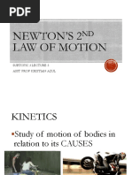 Lec 3.3 Newtons Second Law