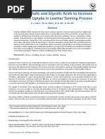 Role of Phthalic and Glycolic Acids To Increase Chromium Uptake in Leather Tanning Process