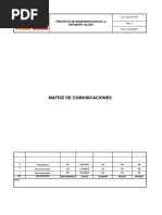 Matriz de Comunicaciones Rev.3