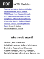 NCFM Modules: Financial Markets: A Beginner's Module