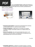 Propiedades IONOMEROS DE VIDRIO