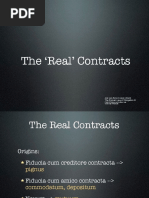 Obligations Real Contracts in Rome