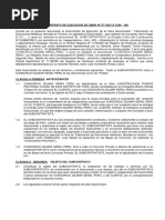 Subcontrato de Ejecucion de Obra #CT 032