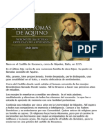 Biografía y Oraciones A Santo Tomás de Aquino