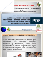 Clases Unid 2 de Ing. Proyectos Pert-Cpm 2018-I