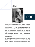 Breve Biografia de Saul Bellow