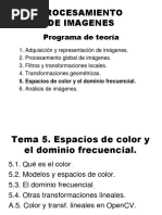 Espacios de Color y El Dominio Frecuencial.