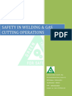 Safetyin Welding Gas Cutting Operations