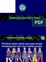 Pemilihan Bahan Tekstil