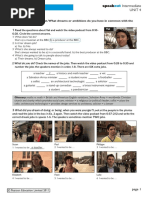 Speak Out Intermediate - Unit 4 PDF