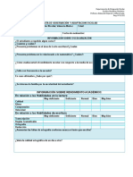 Pauta de Observación Psicopedagogica