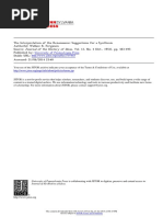 Wallace K. Ferguson - The Interpretation of The Renaissance - Suggestions For A Synthesis (Journal of The History of Ideas, 12, 4, 1951) PDF