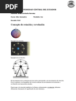 Concepto de Rotacion y Revolucion