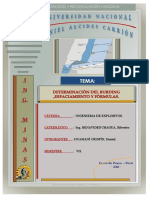 Determinación Del Burding, Espaciamiento y Formulas