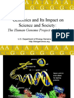 Genomics and Its Impact On Science and Society:: The Human Genome Project and Beyond