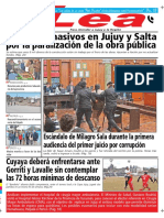 Periódico Lea Miércoles 25 de Julio Del 2018