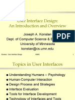 User Interface Design: An Introduction and Overview