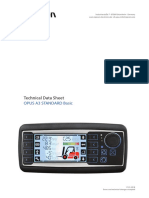 Technical Data Sheet: Opus A3 Standard Basic