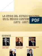 La Crisis Del Estado Nacional en El México 1970 1997