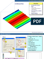 MA-1. Modal Analysis of Stiffened Plate: 3-D Eigenvalue Analysis Model