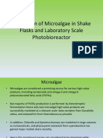 Lab Scale Algae Cultivation