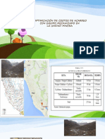 Optimización de Costos de Acarreo Con Equipo Mecanizados en Mineria