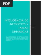 Tablas Dinámicas e Inteligencia de Negocios 1