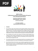 Brics 2018: The Johannesburg Declaration