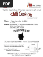 13th Annual Chili Cook-Off