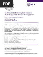 Certificate in Bim Project Management