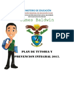 Plan de Tutoria y Prevencion Integral 2014