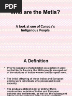 Who Are The Metis