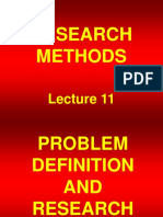 Research Methods - STA630 Power Point Slides Lecture 11