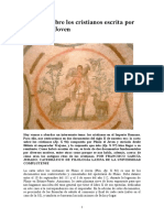 La Carta Sobre Los Cristianos Escrita Por Plinio El Joven